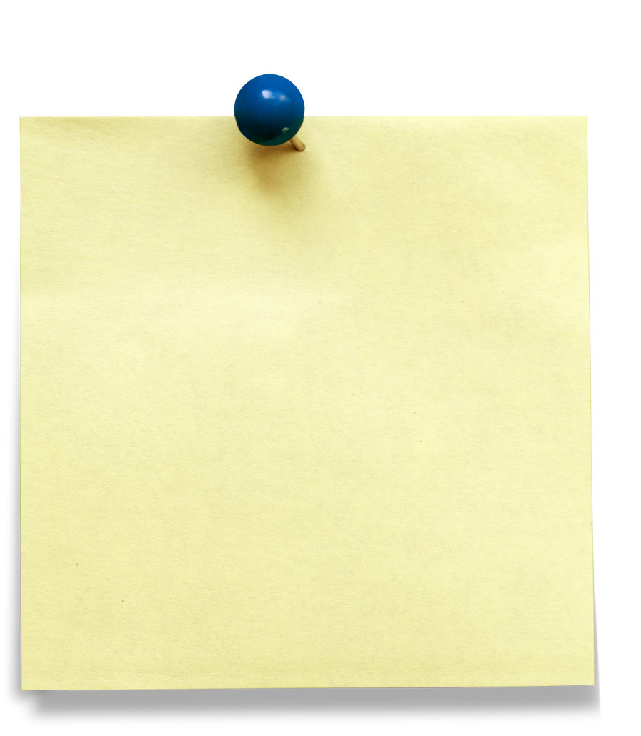 Blank Note with Pin