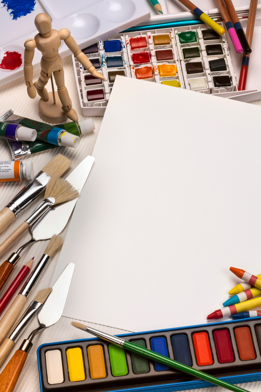 Art Materials - Painting - Space for Text